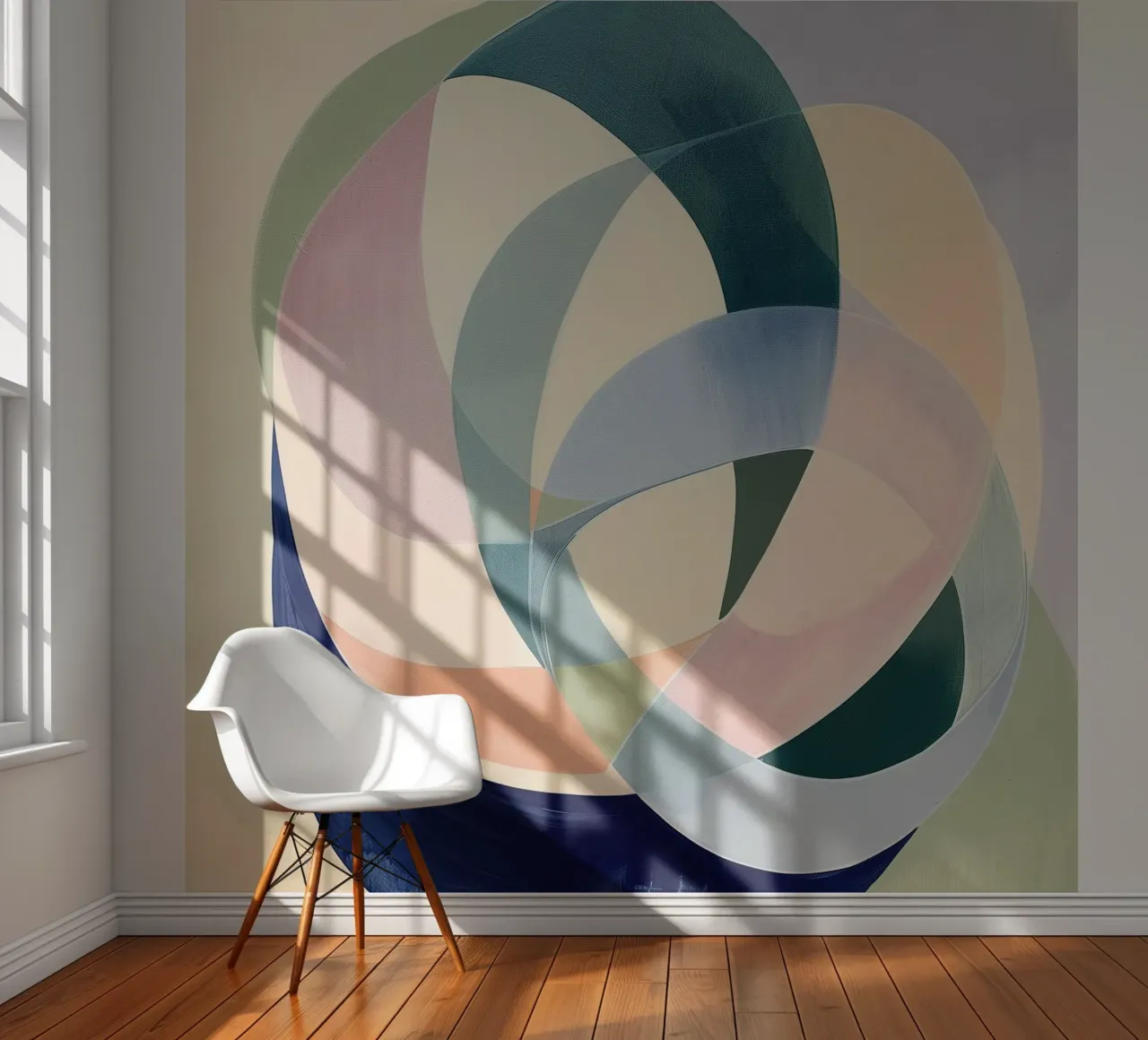 Interwoven Forms fotobehang van softsoul