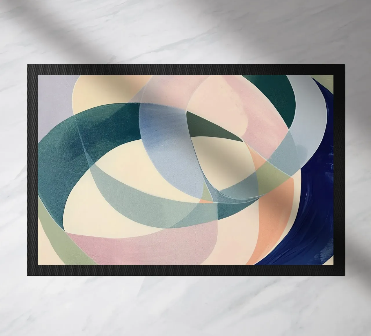 Interwoven Forms doormat by softsoul