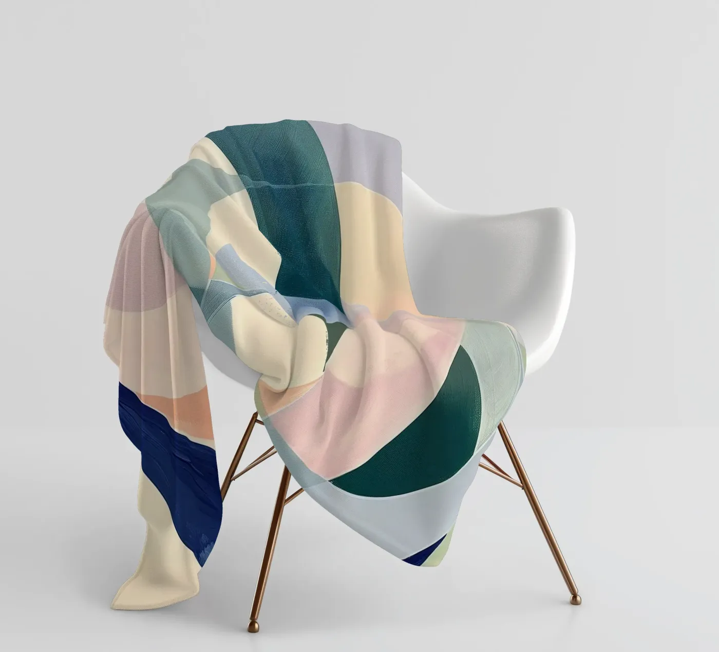 Interwoven Forms plaid polaire de softsoul