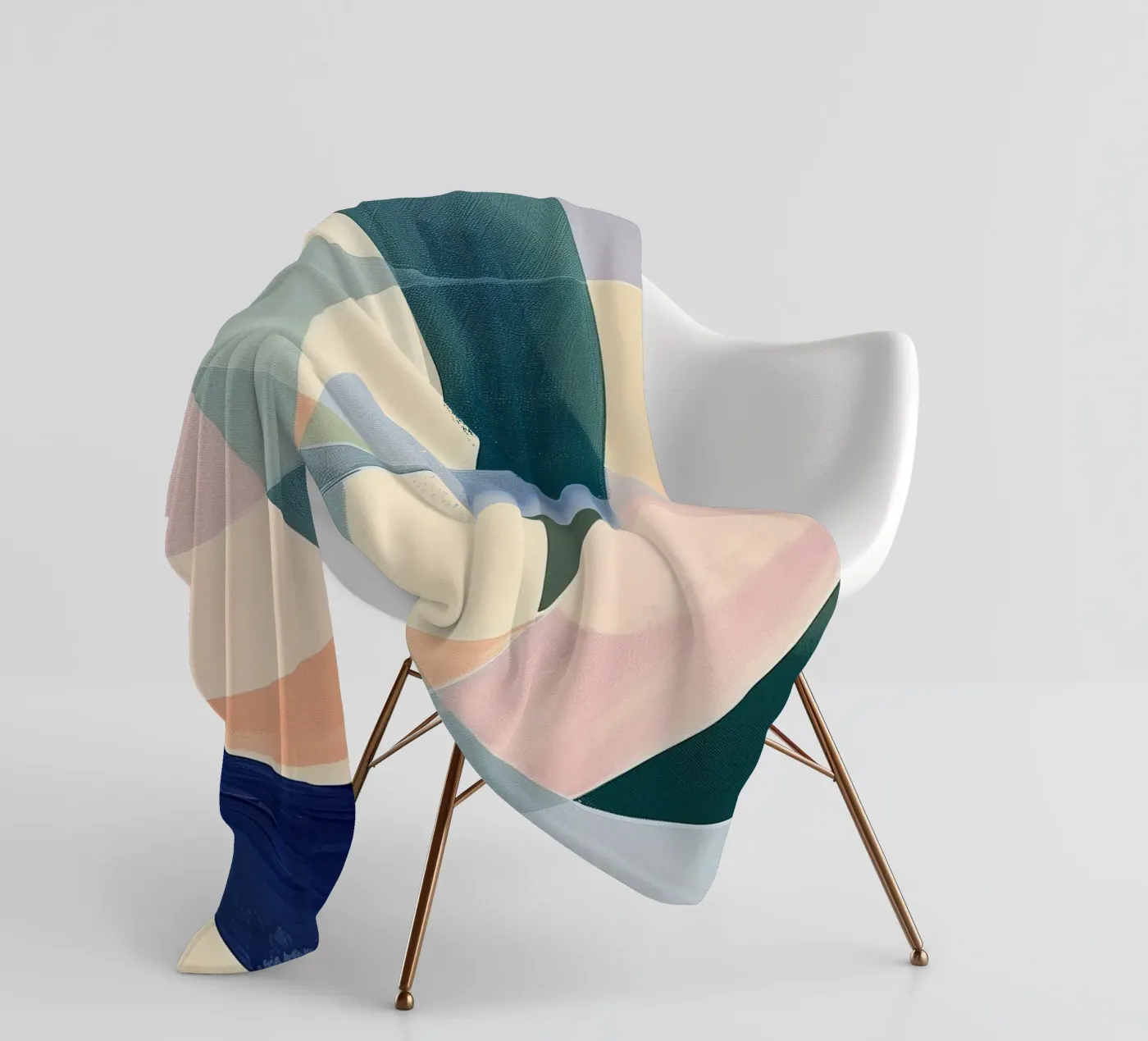 Interwoven Forms plaid polaire de softsoul