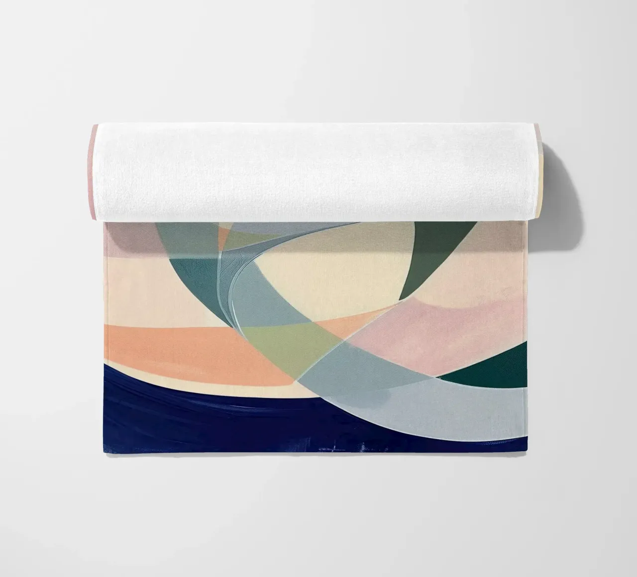 Interwoven Forms beach towel by softsoul