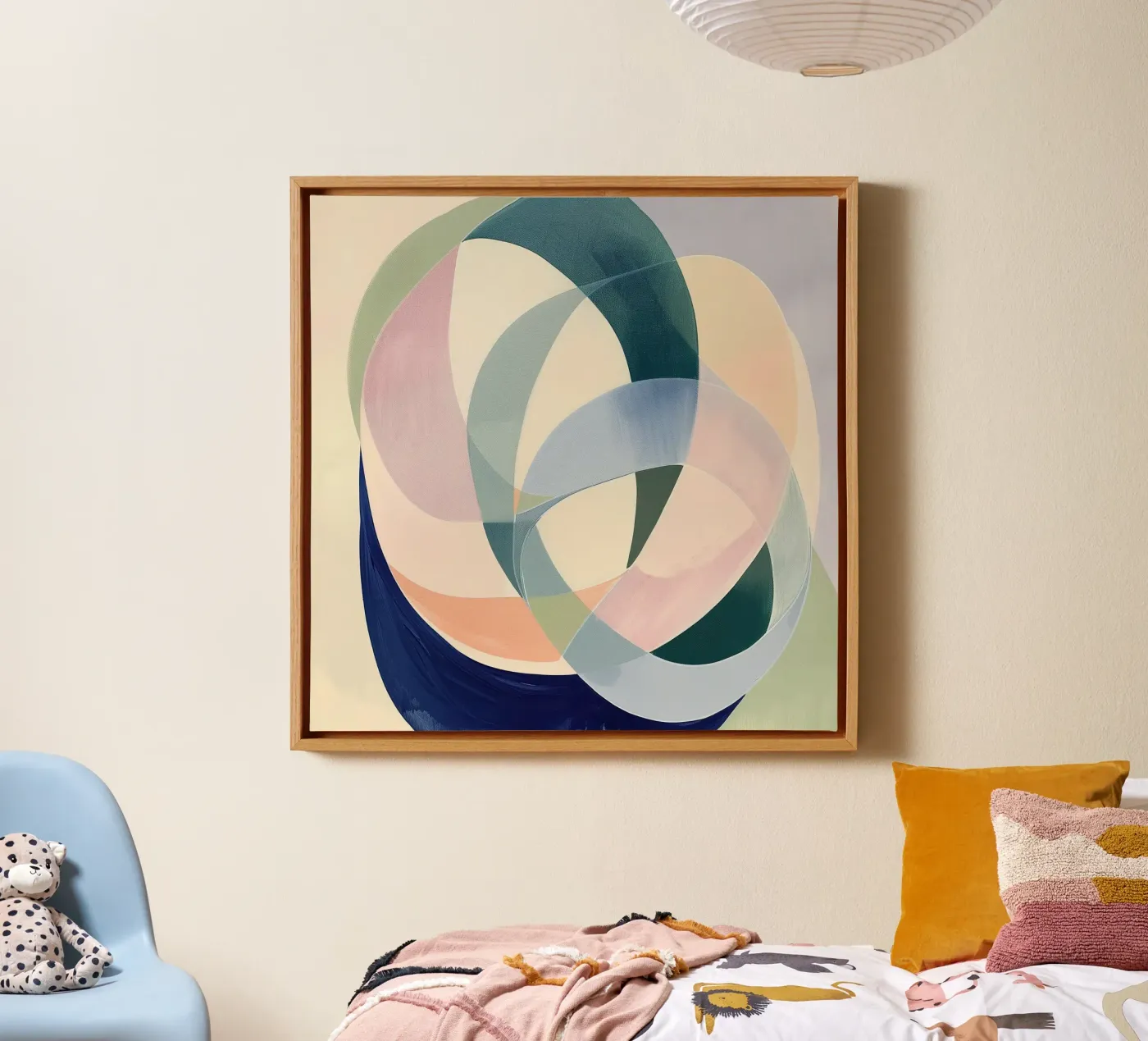 Interwoven Forms Leinwand von softsoul