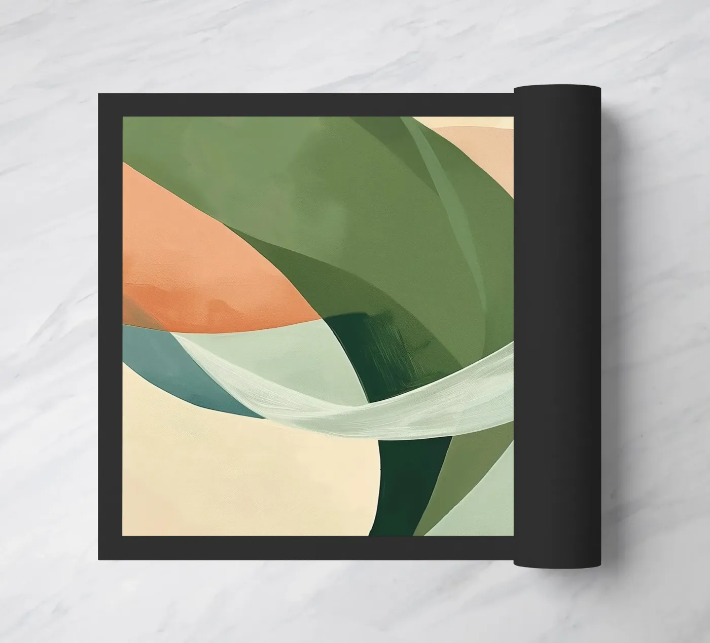 Chromatic Flow doormat by softsoul