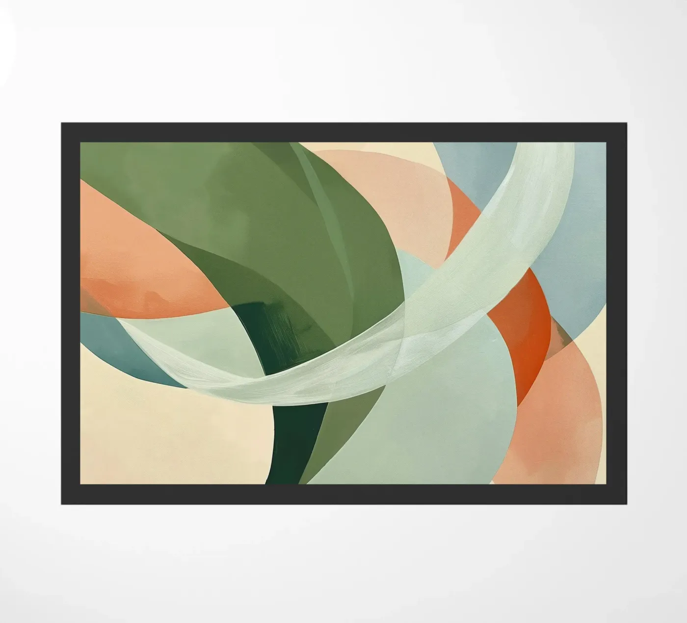 Chromatic Flow doormat by softsoul