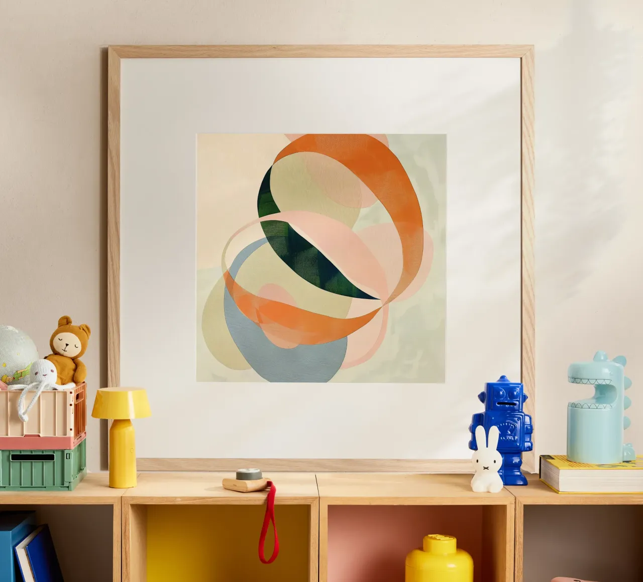 Ribbon Geometry poster da softsoul