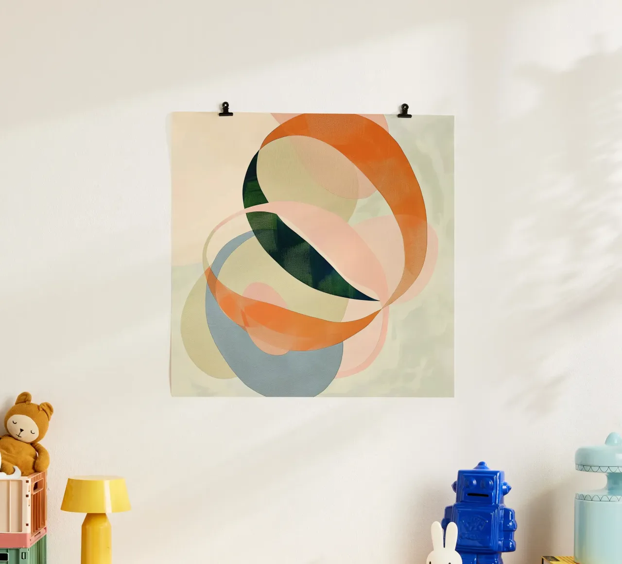 Ribbon Geometry poster da softsoul