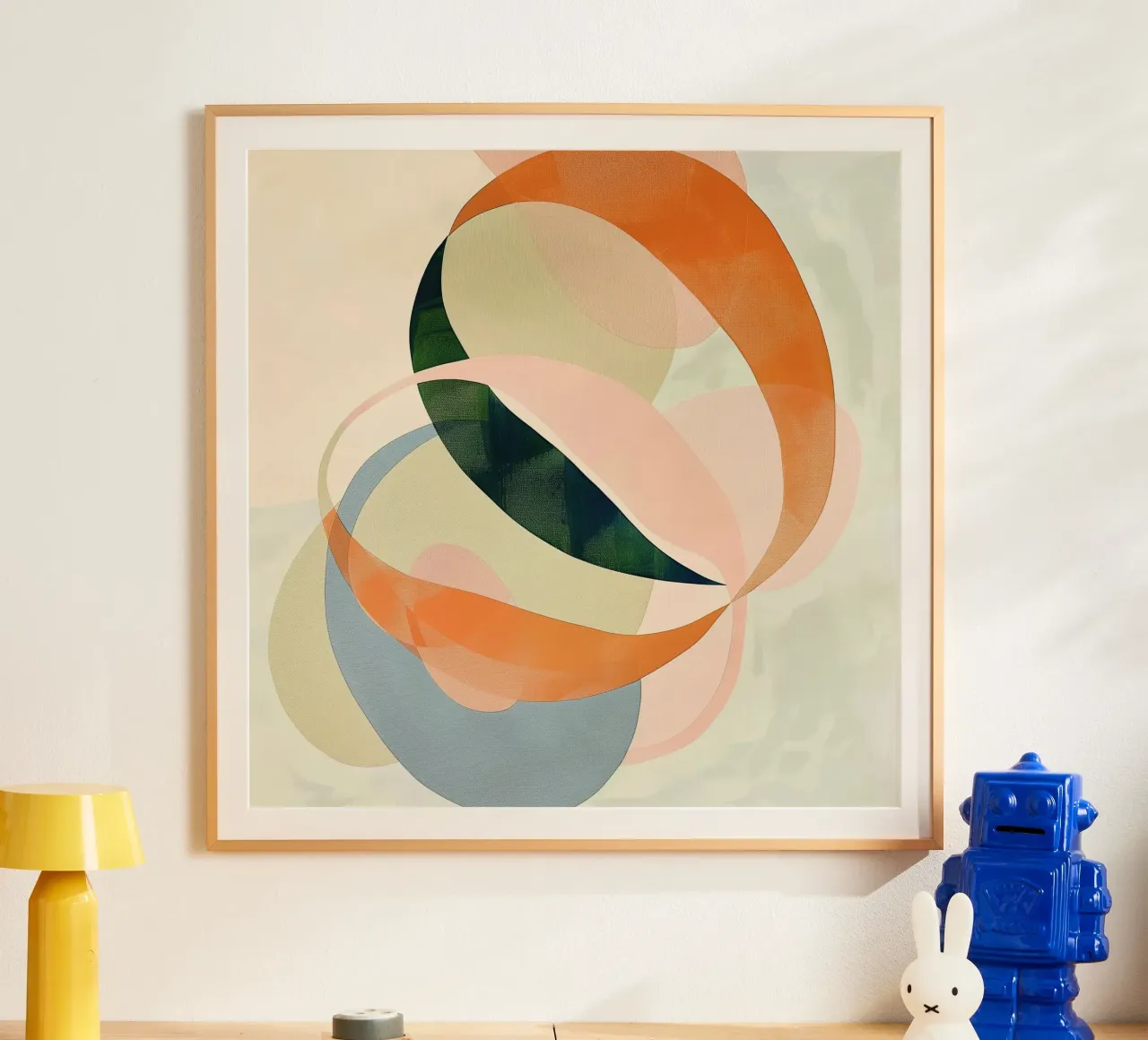 Ribbon Geometry poster da softsoul