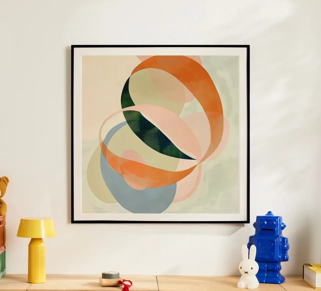 Ribbon Geometry poster da softsoul