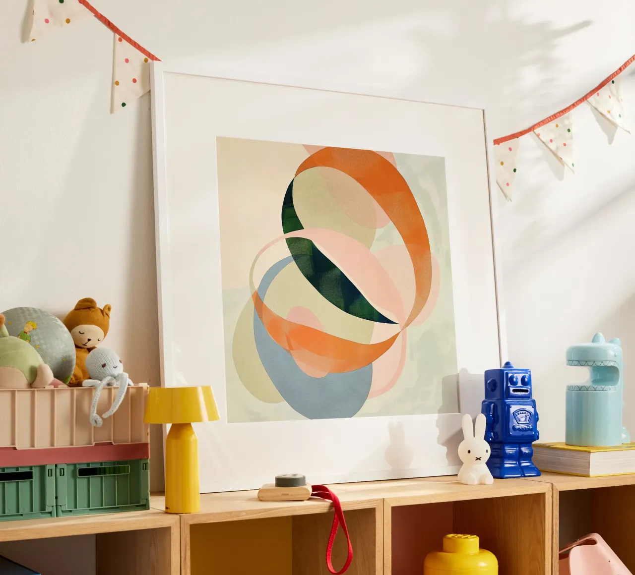 Ribbon Geometry poster da softsoul