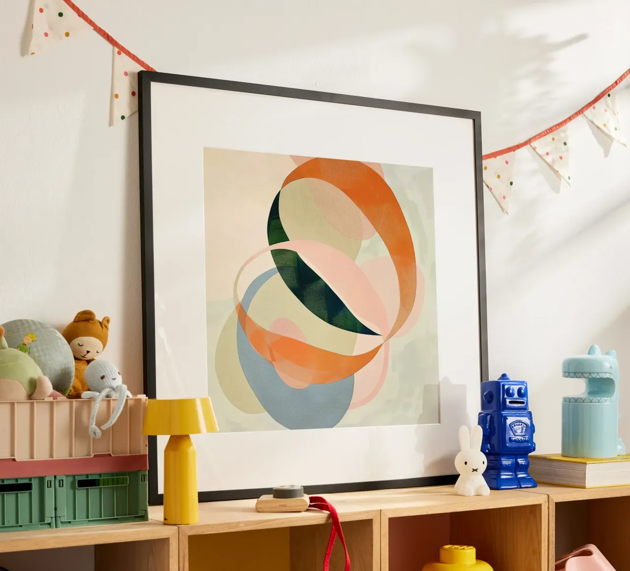 Ribbon Geometry poster da softsoul