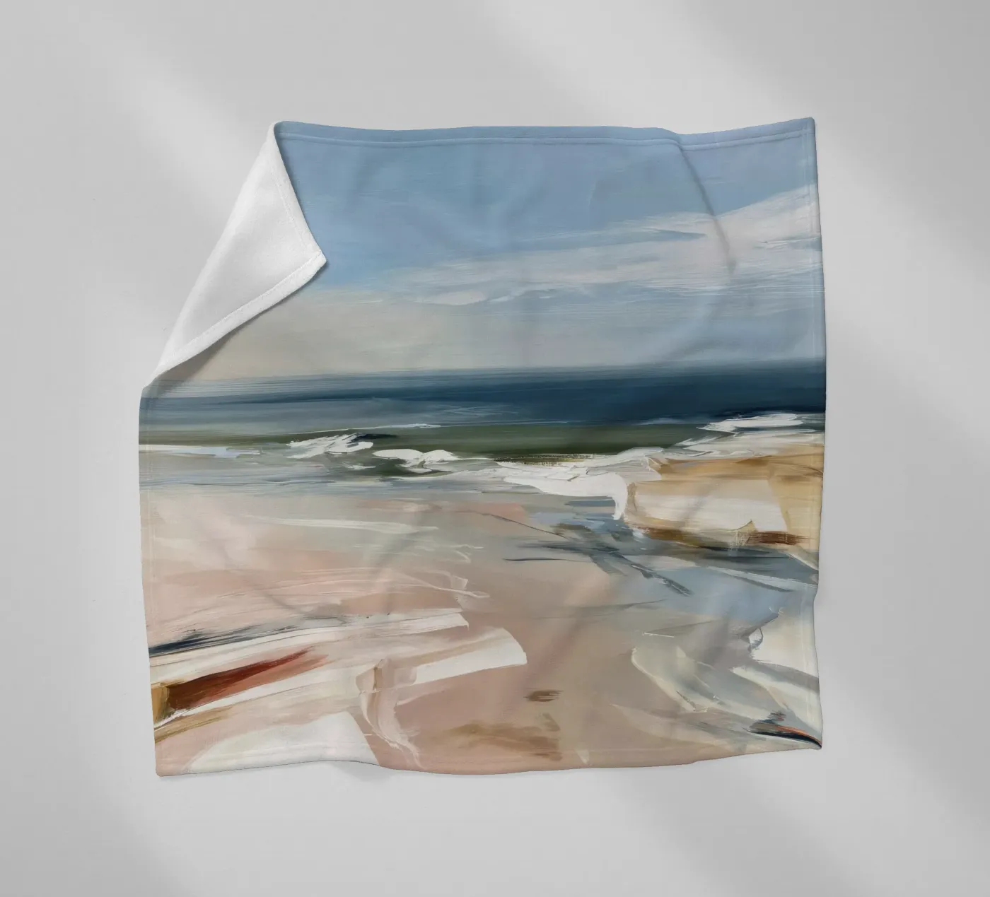 Coastal Calm Fleecedecke von M.A.Z.U.N.