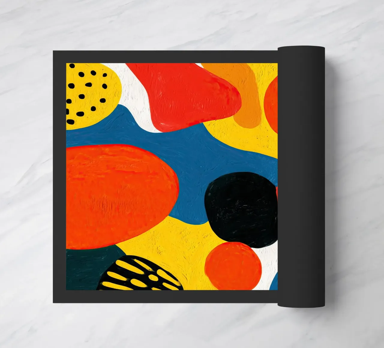 Dancing Shapes doormat by Sienna Atelier