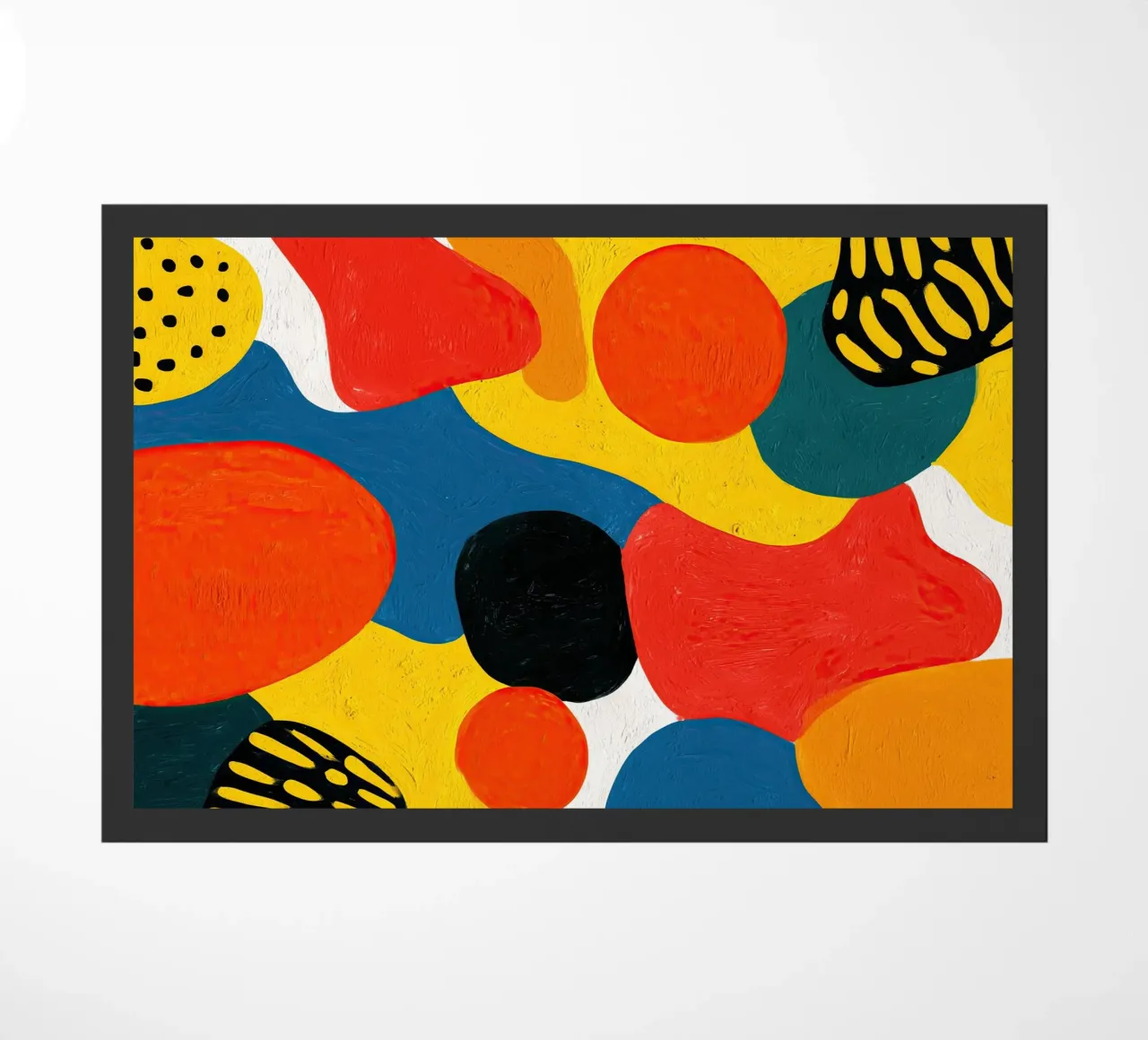 Dancing Shapes doormat by Sienna Atelier