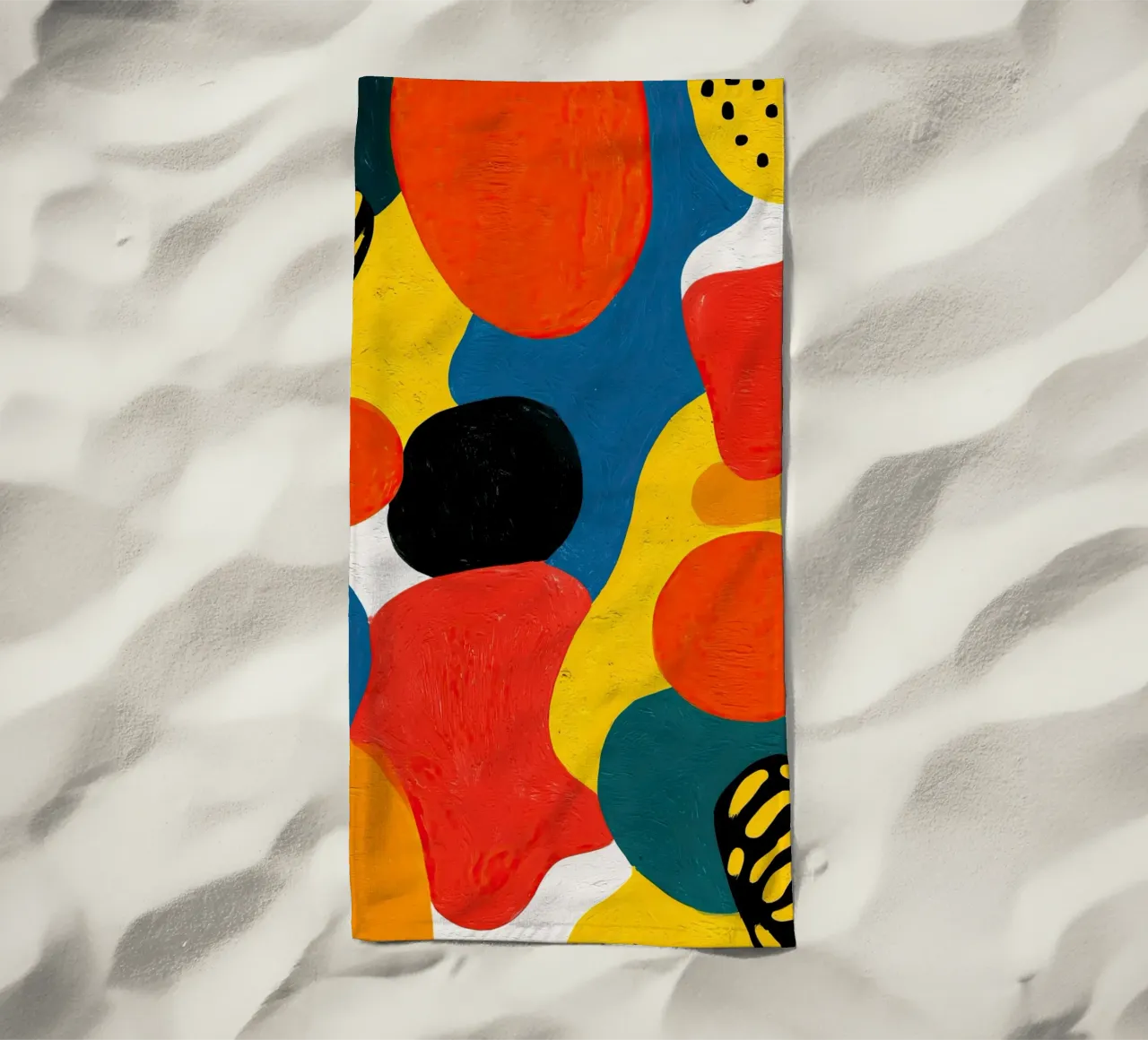 Dancing Shapes telo mare da Sienna Atelier