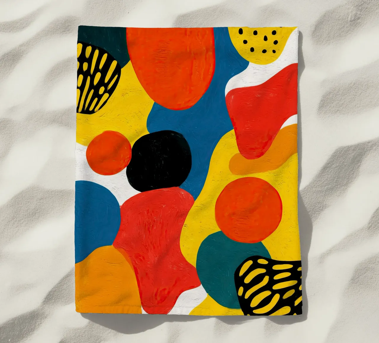 Dancing Shapes telo mare da Sienna Atelier