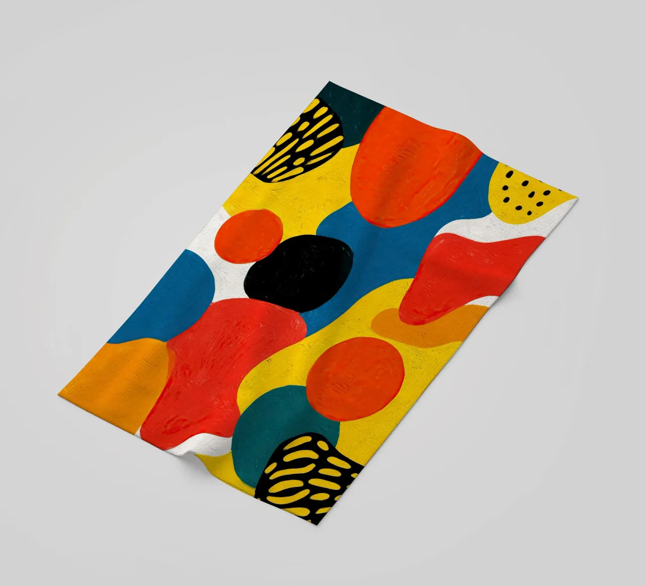 Dancing Shapes telo mare da Sienna Atelier