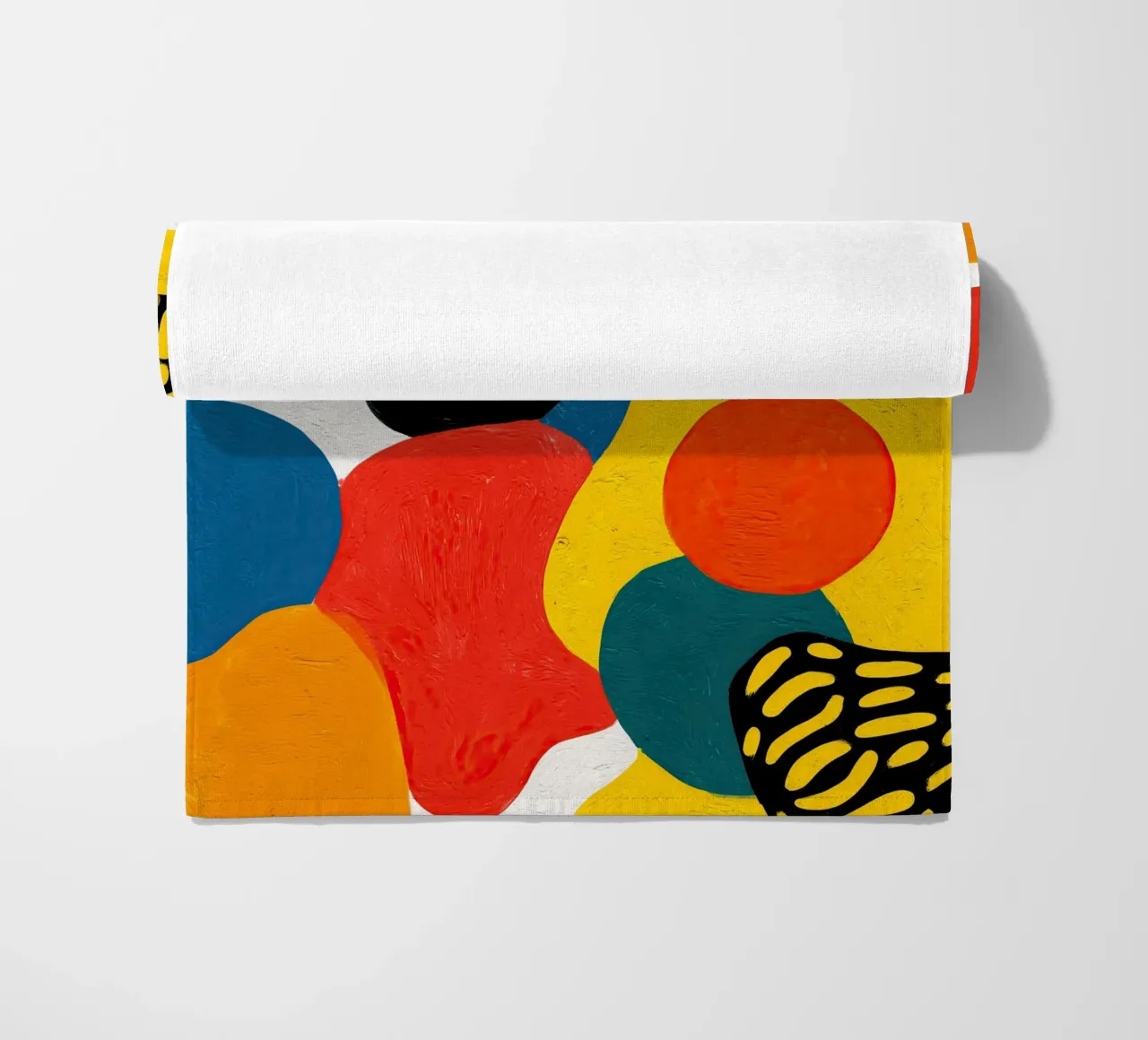 Dancing Shapes telo mare da Sienna Atelier