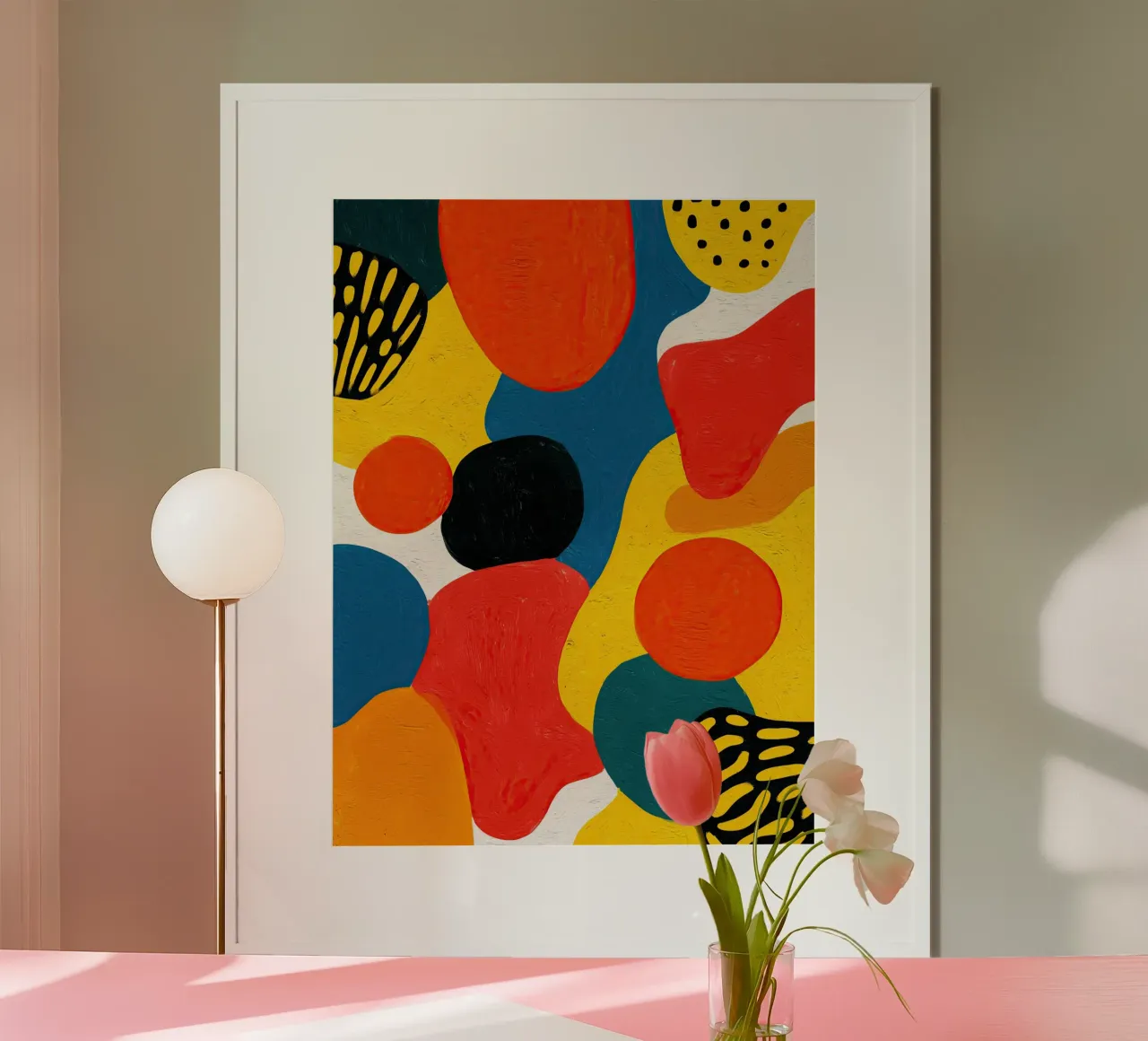 Dancing Shapes poster by Sienna Atelier