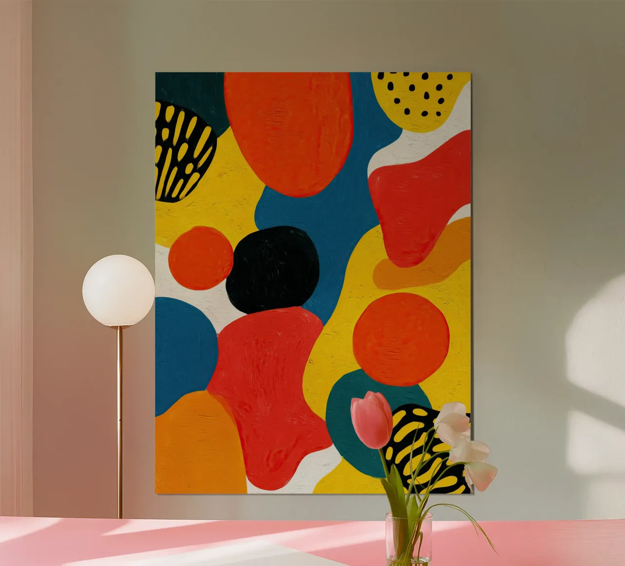 Dancing Shapes poster by Sienna Atelier