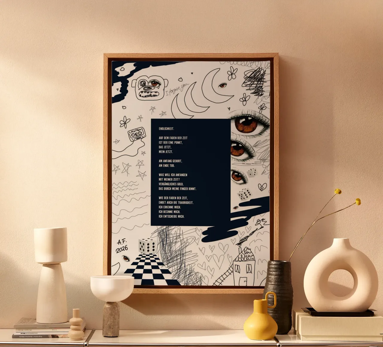 finiteness canvas by Fraysein Design