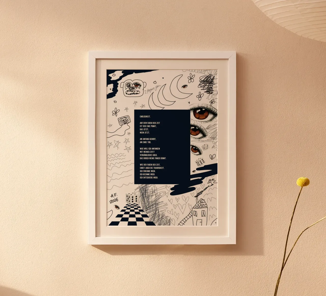 finiteness poster by Fraysein Design