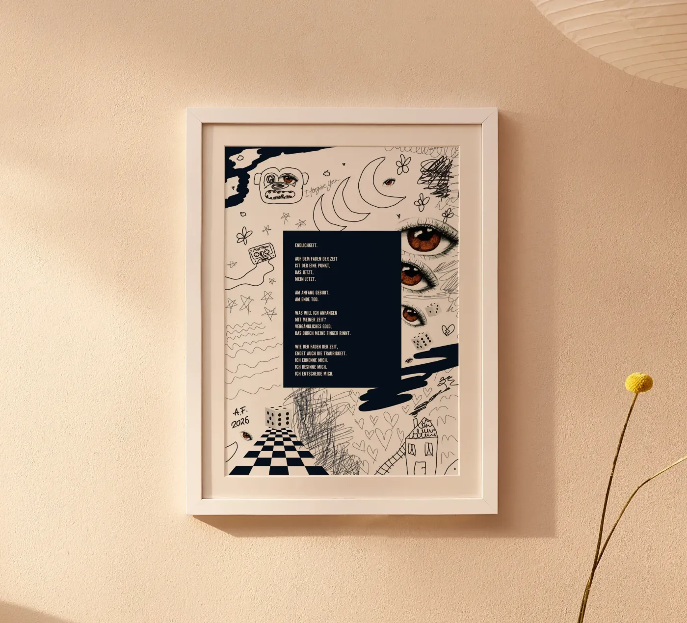 finitudine poster da Fraysein Design