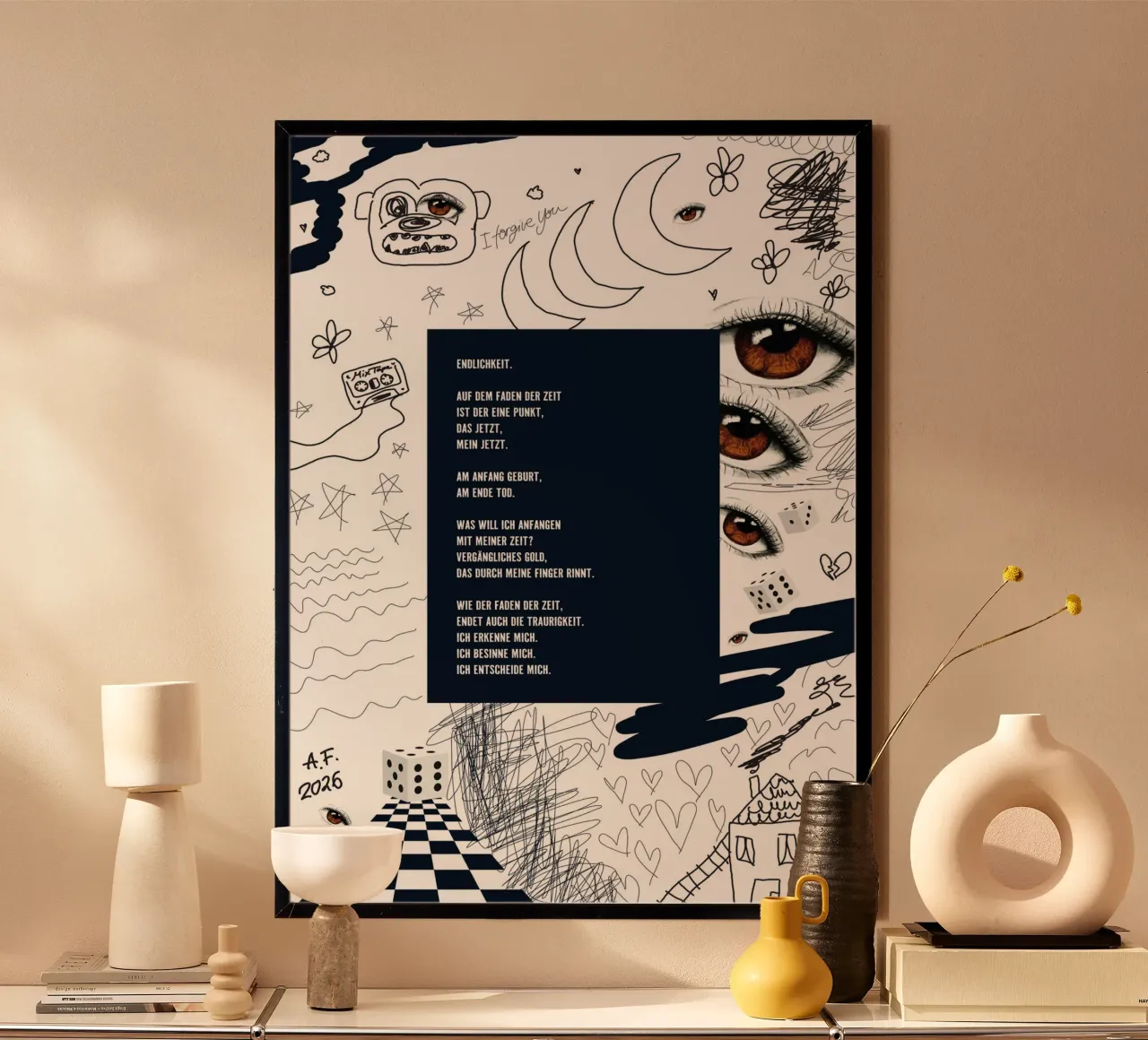 finiteness poster by Fraysein Design