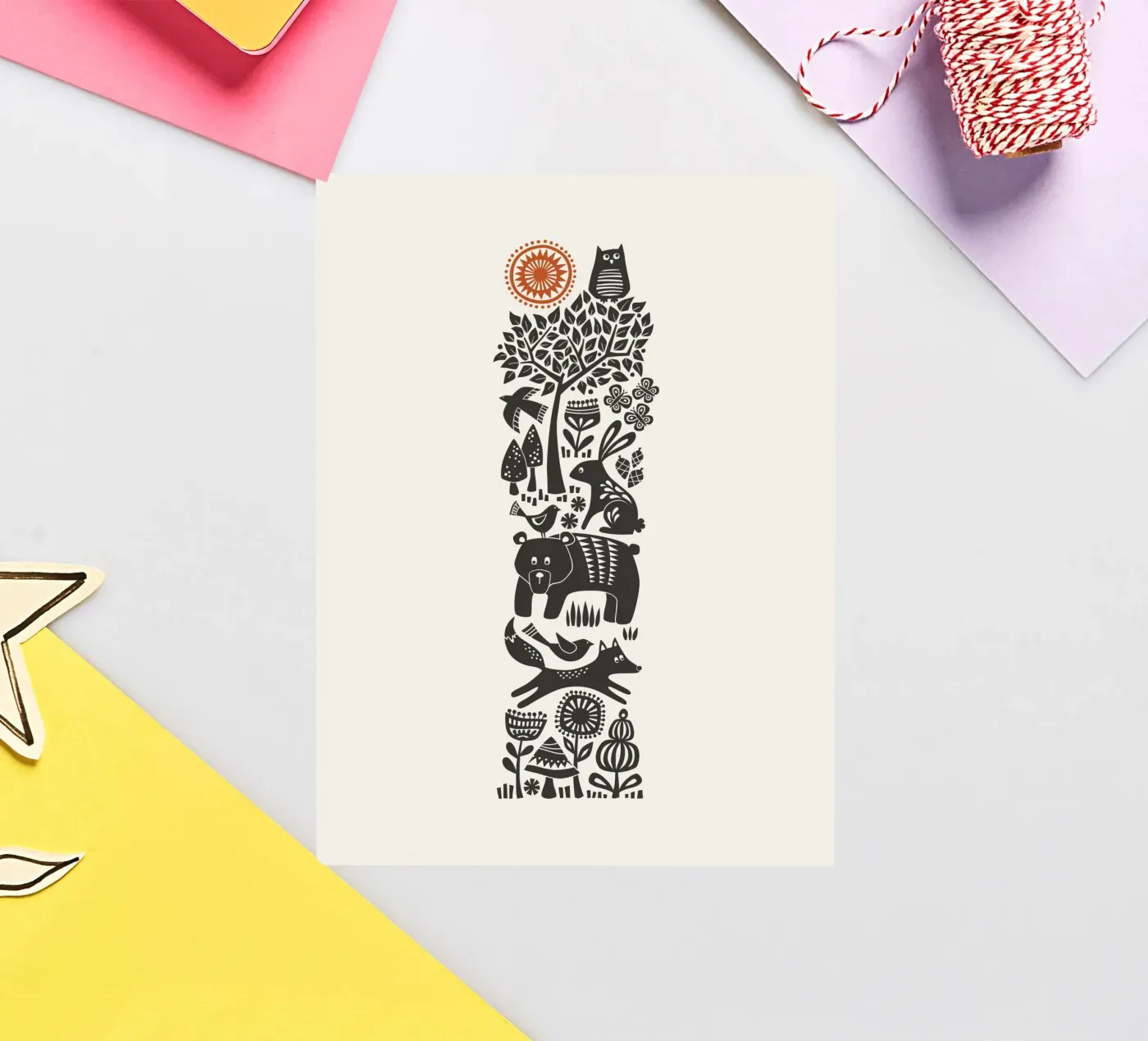 Vertical Forest sticker by Anequ Studio