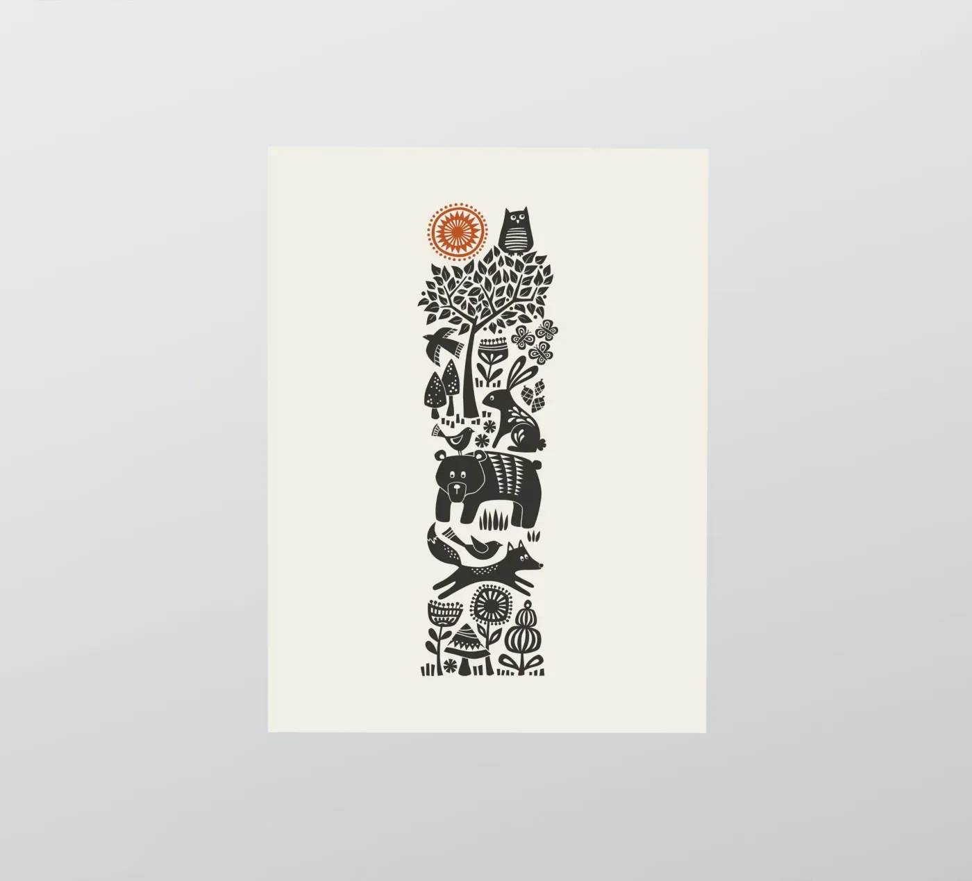 Vertical Forest sticker by Anequ Studio