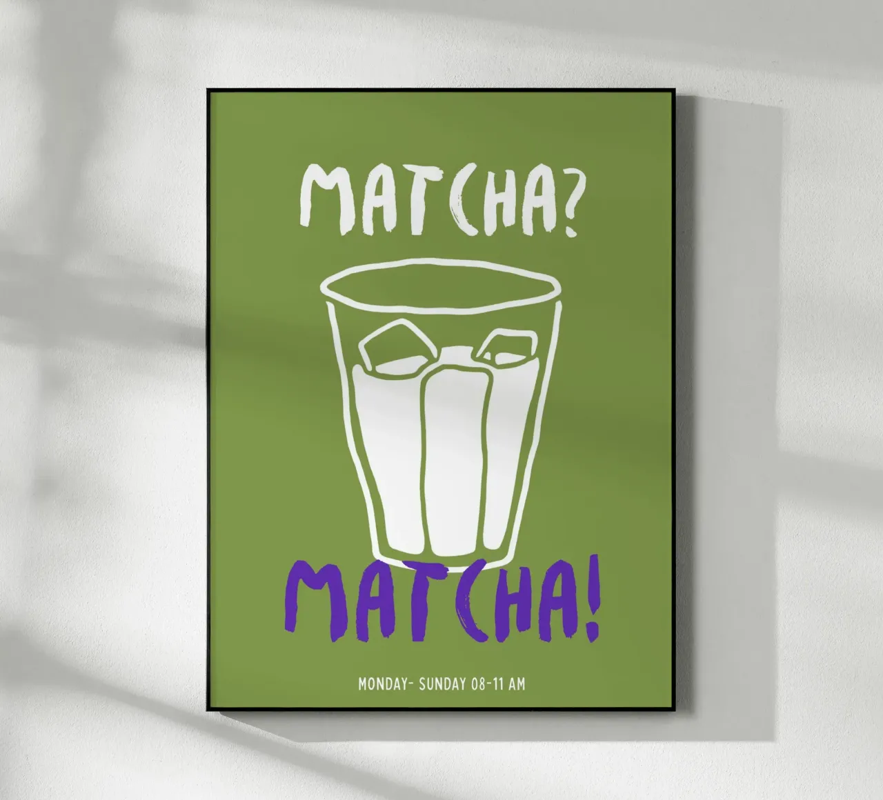 Matcha? Matcha! plexiglass da Studio Remiér