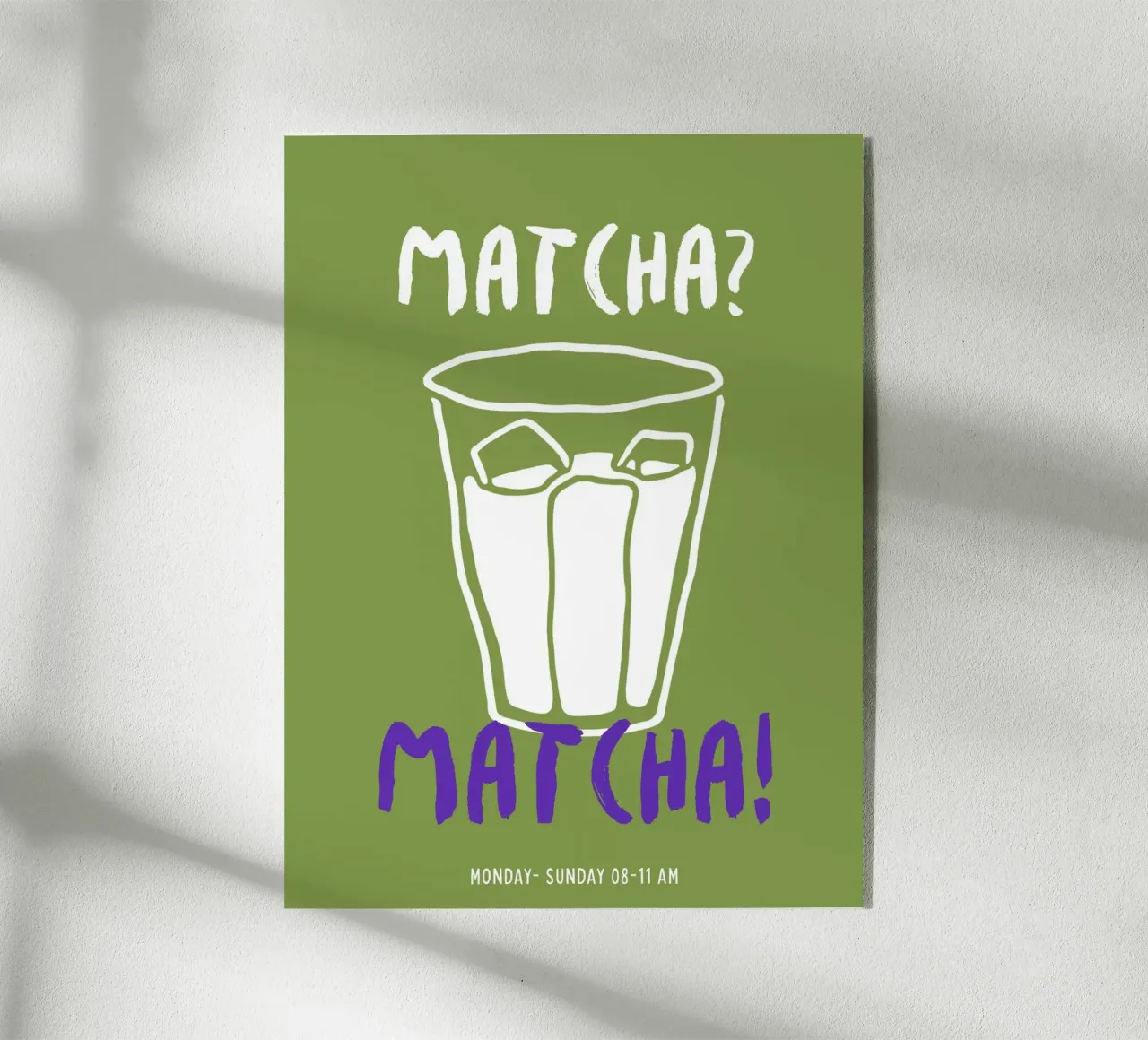 Matcha? Matcha! plexiglass da Studio Remiér