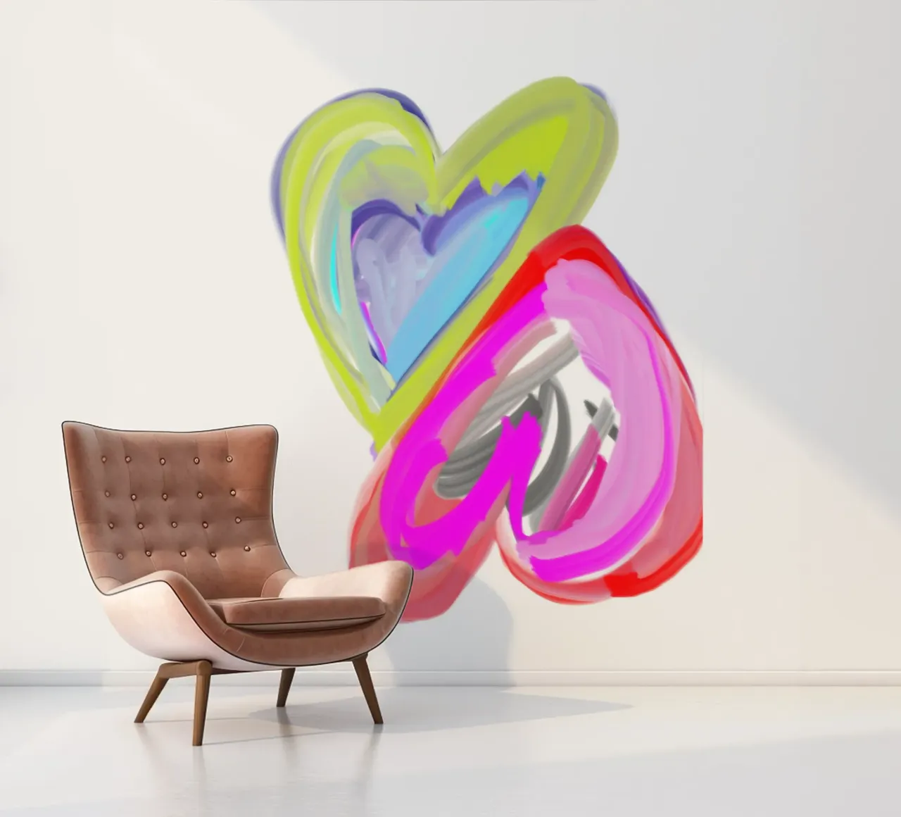 Upside down fotobehang van Simplicity