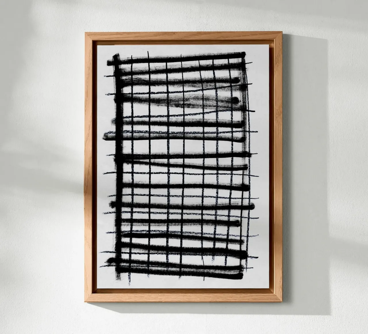 Scribbled Grid alluminio dibond da Mareike Böhmer