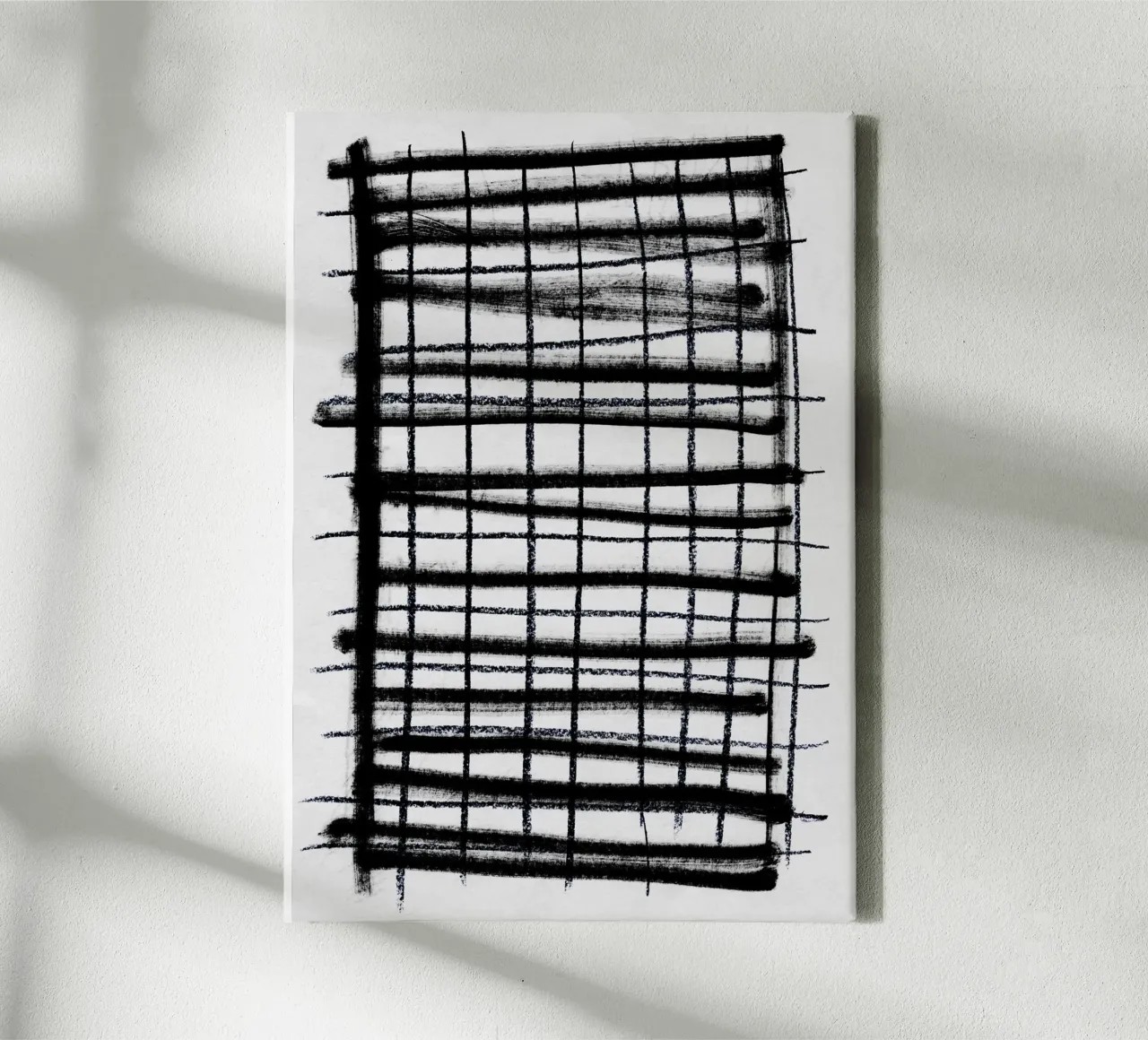 Scribbled Grid tela da Mareike Böhmer