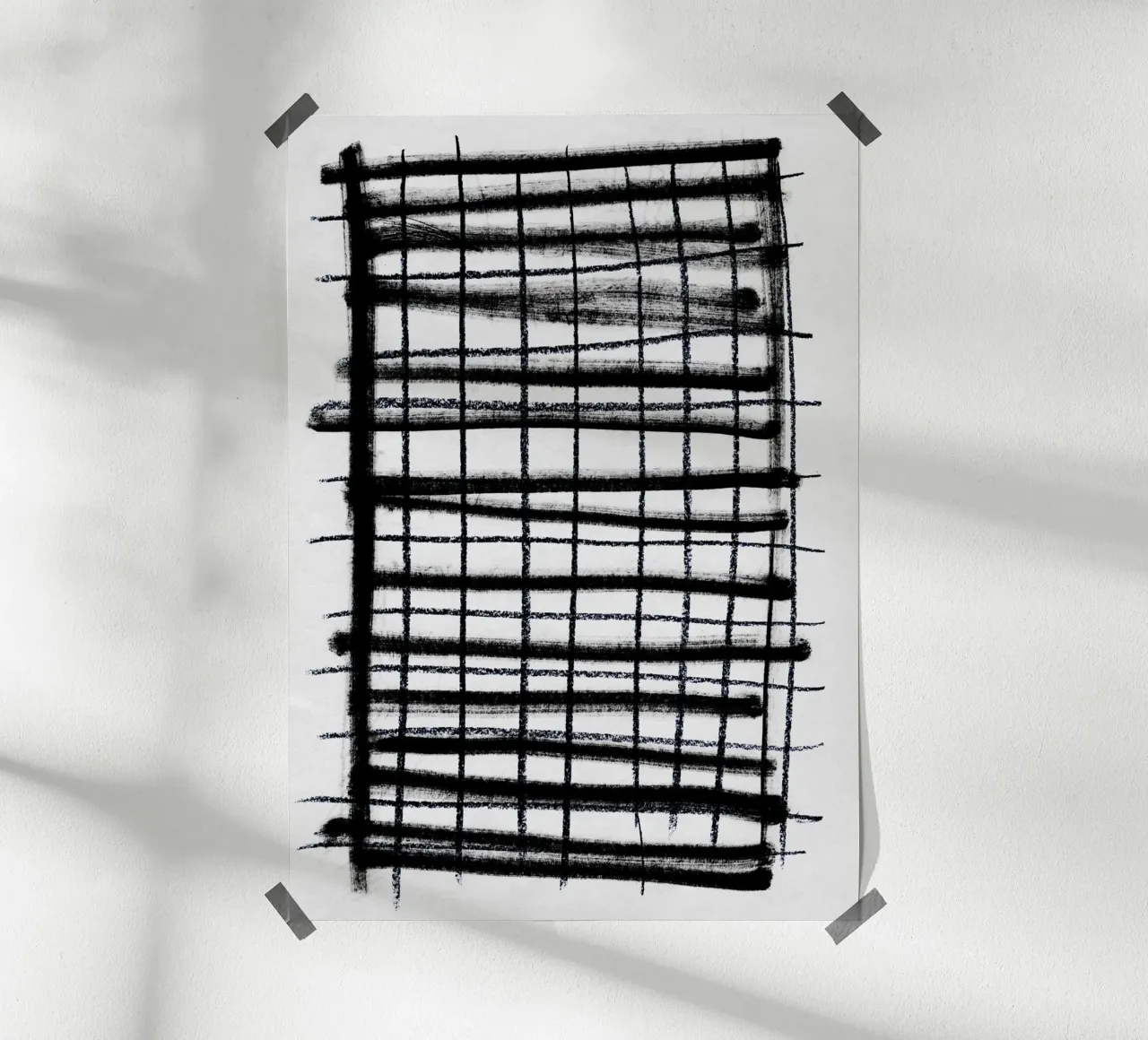 Scribbled Grid poster da Mareike Böhmer