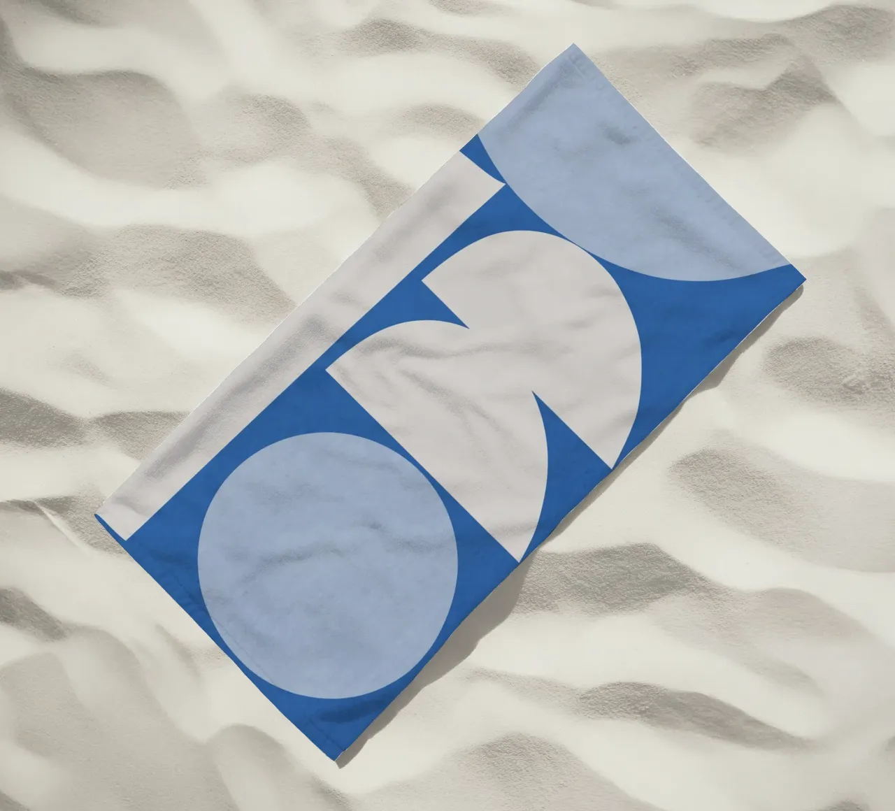 Blu Minimal telo mare da ThingDesign