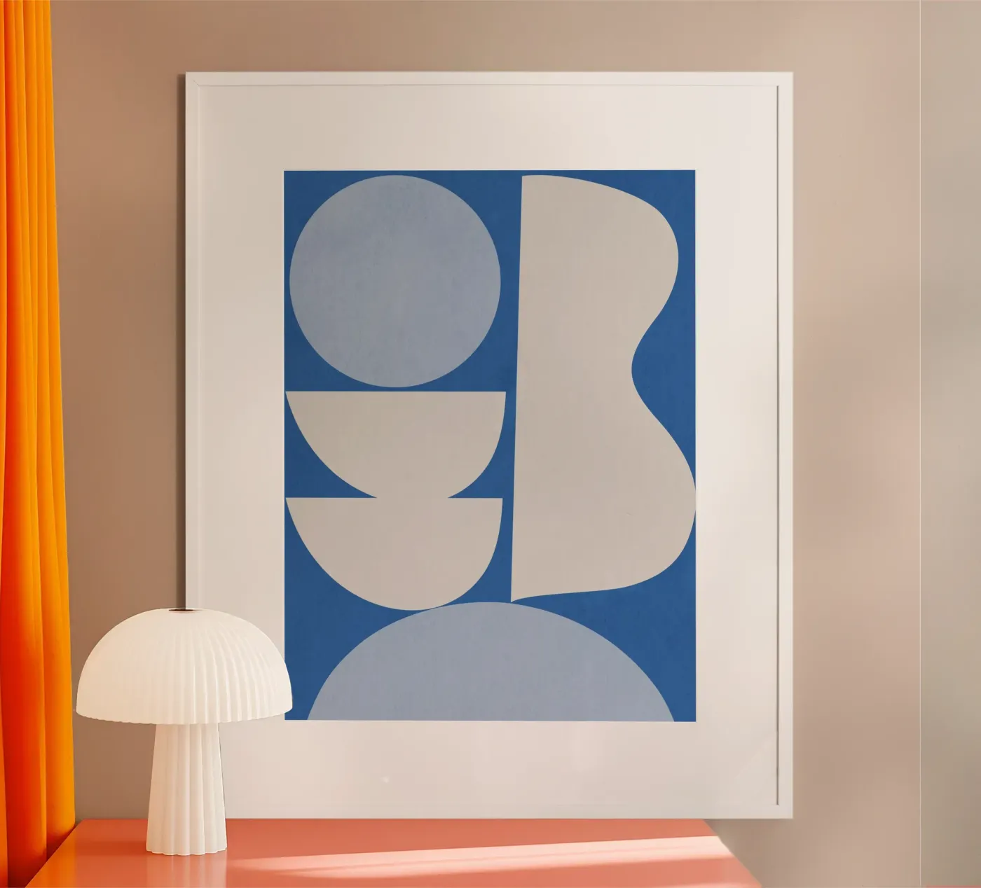 Blu Minimal poster da ThingDesign