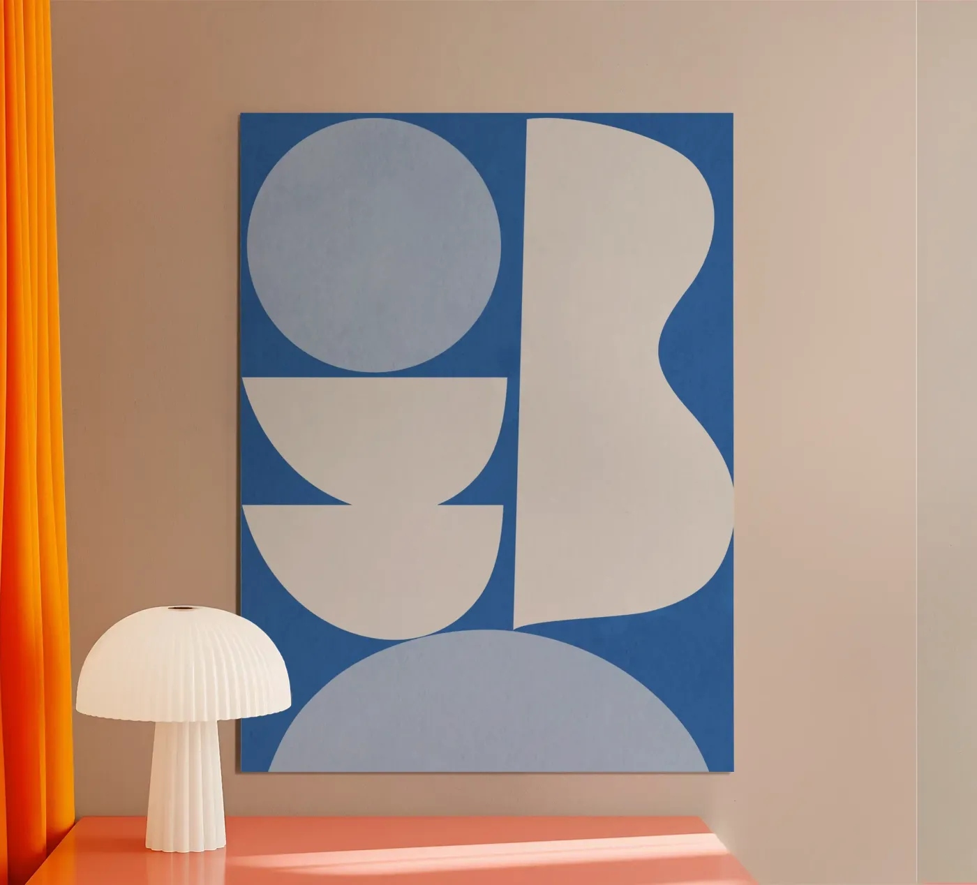 Blu Minimal poster da ThingDesign