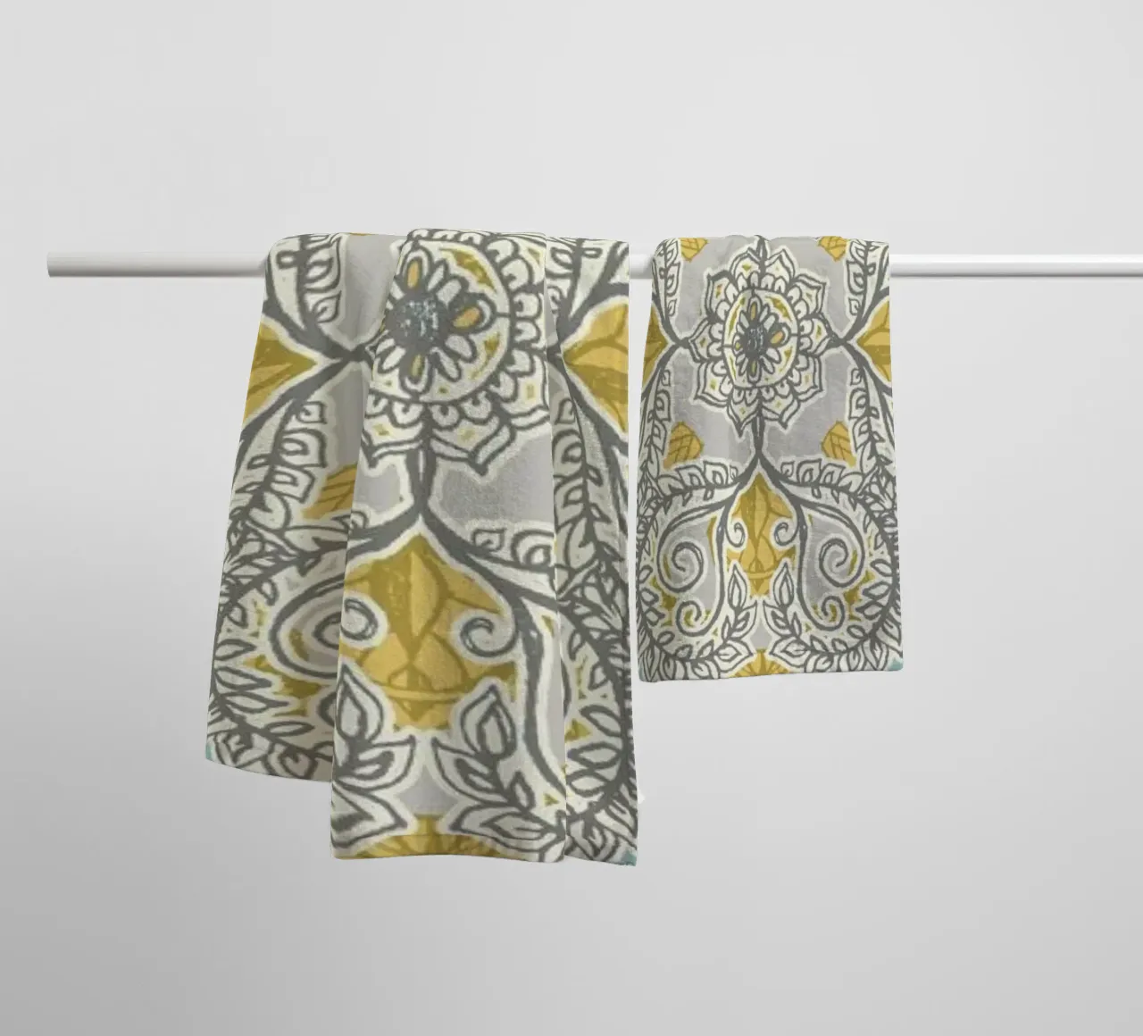 Gypsy Floral toalla de baño de Micklyn Le Feuvre