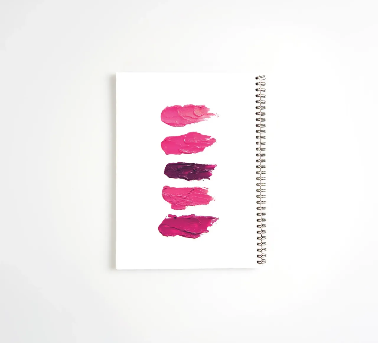 Pink Lips - Beauty colour art spiral notebook by Whole©