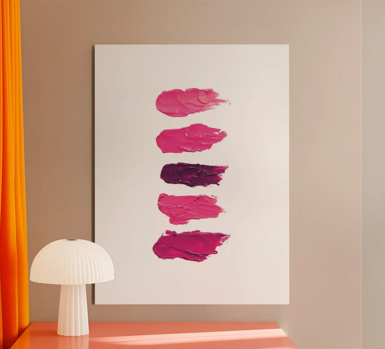 Labbra rosa - Bellezza a colori alluminio dibond da Whole©