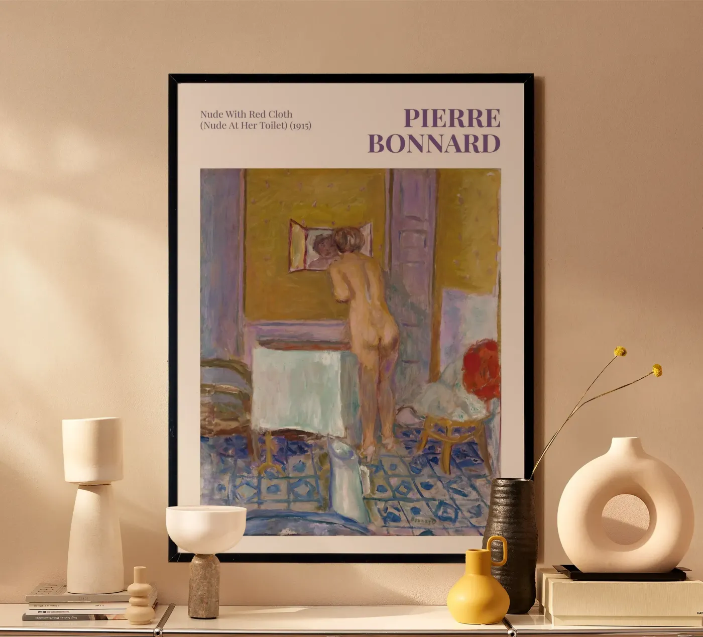 Poster Pierre Bonnard poster da the red studio