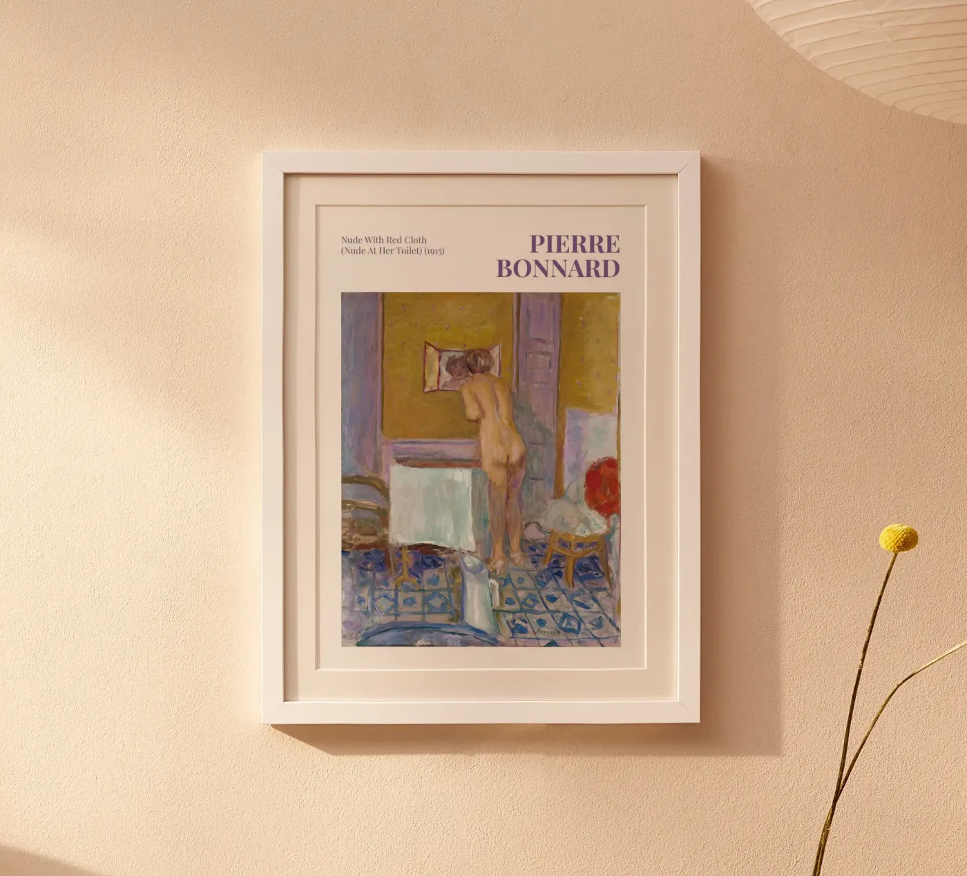 Poster Pierre Bonnard poster da the red studio