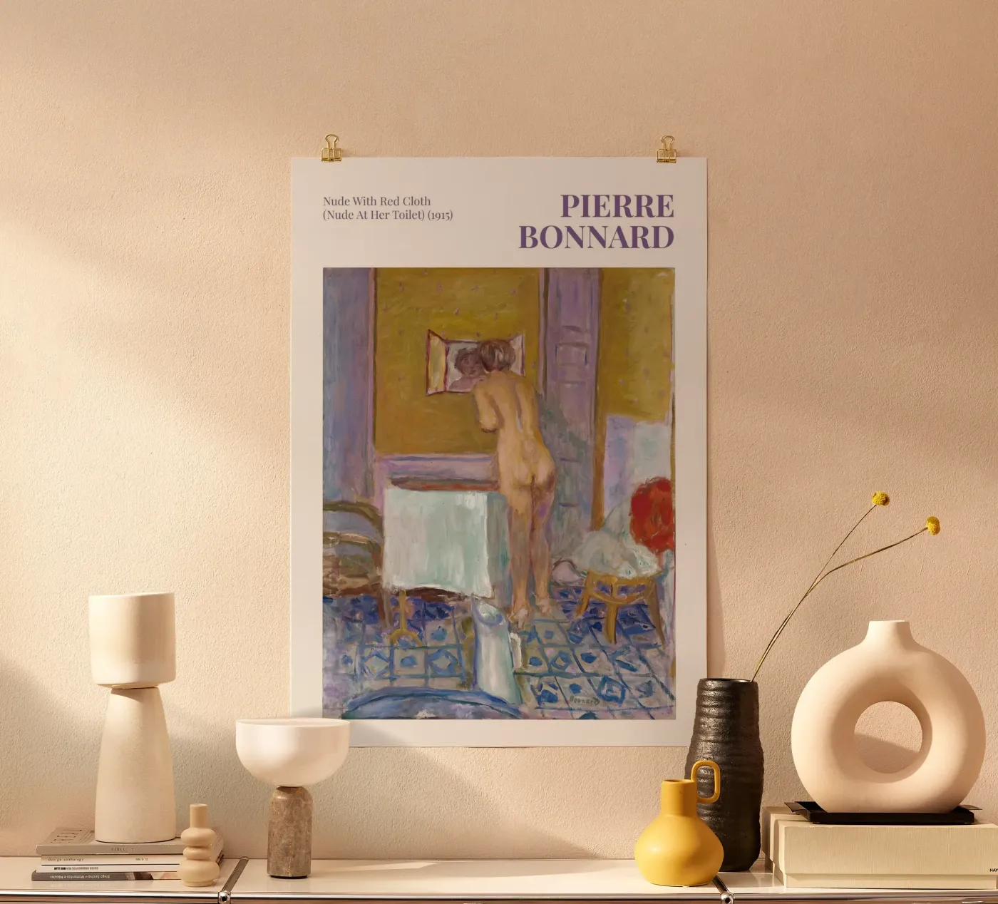 Poster Pierre Bonnard poster da the red studio