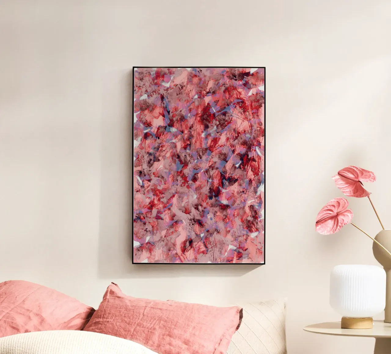 Painted Textures 2 acrylic glass by Mareike Böhmer