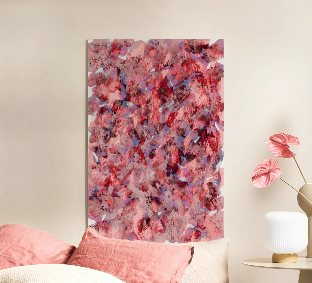 Painted Textures 2 acrylic glass by Mareike Böhmer