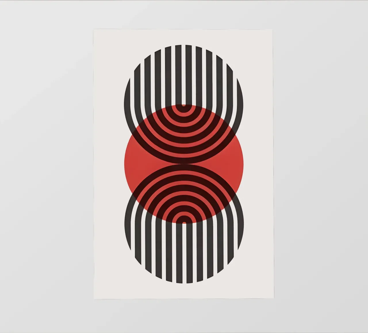 Bauhaus Eclipse Geometrie fotobehang van Sun Flower