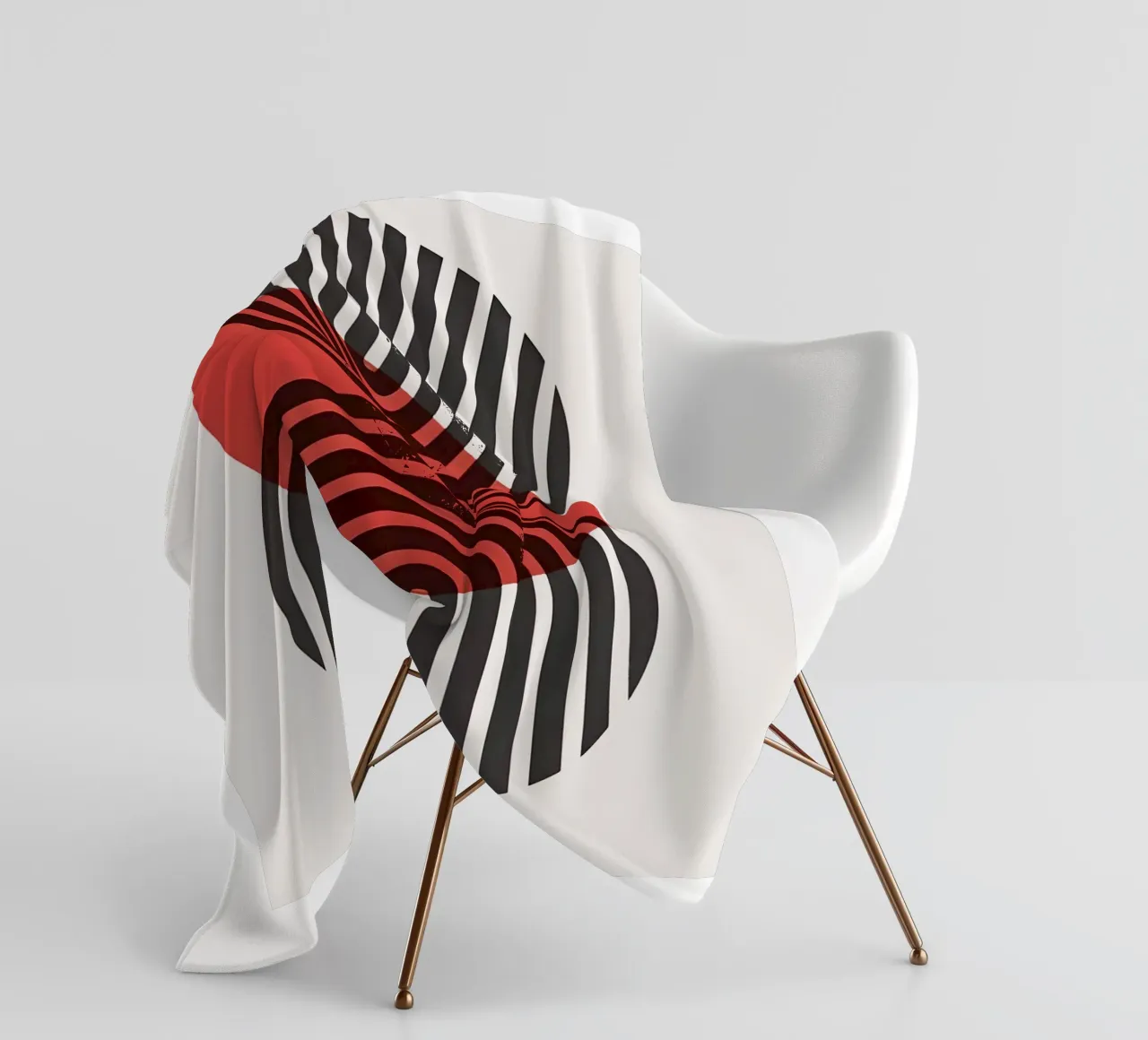 Bauhaus Eclipse Geometry Fleecedecke von Sun Flower