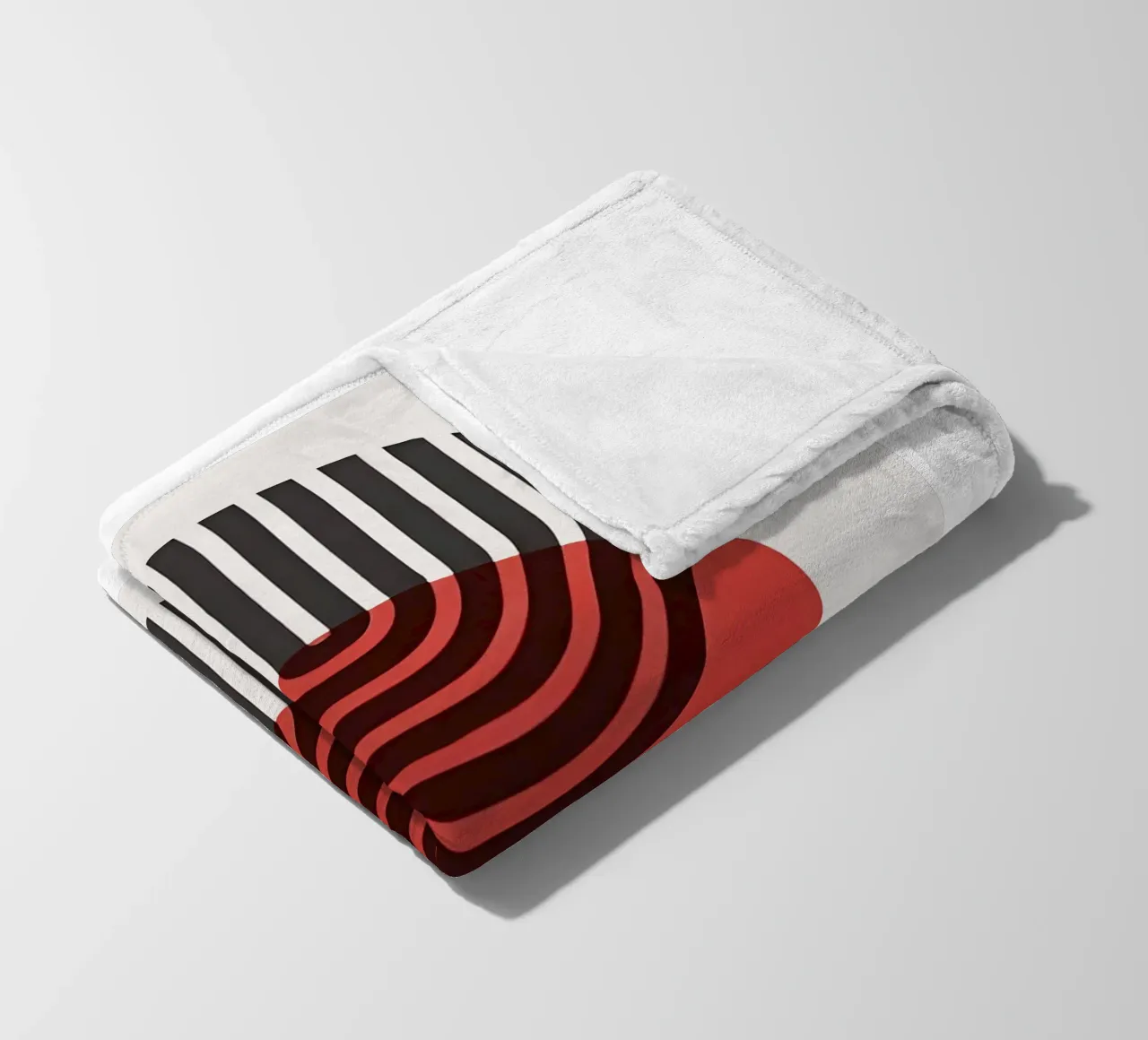 Bauhaus Eclipse Geometry Fleecedecke von Sun Flower