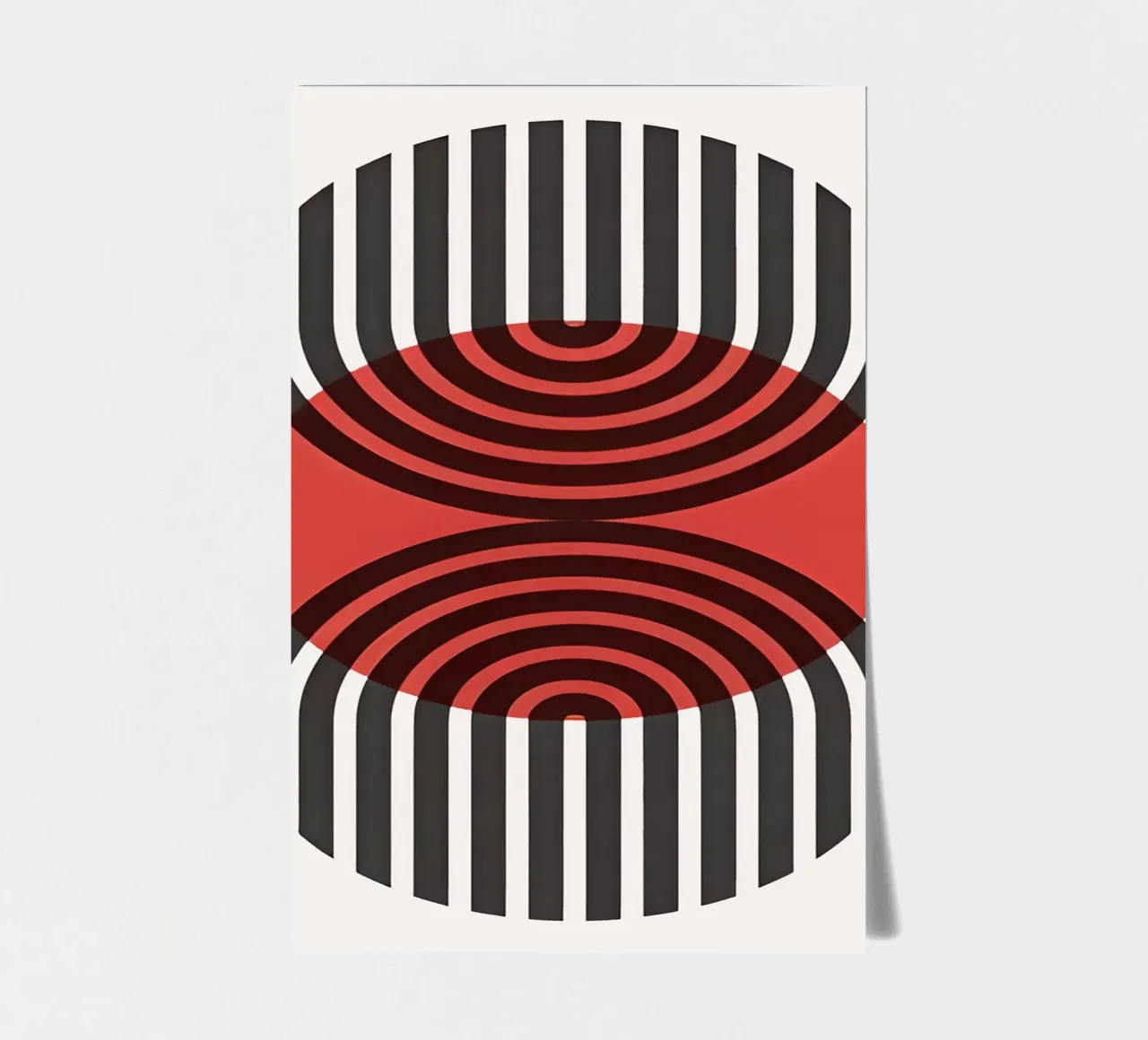 Bauhaus Eclipse Geometry sticker sheet by Sun Flower